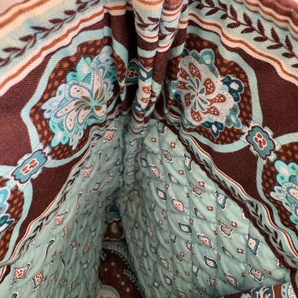 Vera Bradley Blue Java Floral Patterned Tote Bag … - image 5